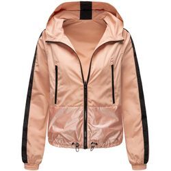 NAVAHOO Damen Ultraleichte Wendejacke 2-in-1 Übergangsjacke mit Kapuze Sunitaa