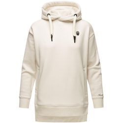 NAVAHOO Damen Kapuzensweatshirt Kuscheliger Hoodie mit Oversize Look Silberengelchen