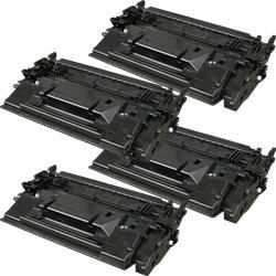 4 Ampertec Toner ersetzt HP CF287A 87A schwarz