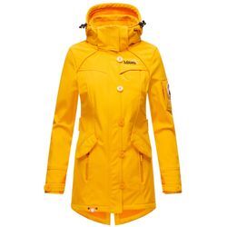 MARIKOO Damen Outdoor Softshell Jacke mit abnehmbarer Kapuze Soulinaa