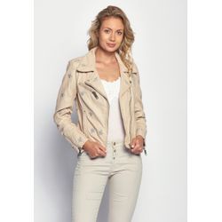 Lederjacke MAZE "Blackridge" Gr. L, beige (cream) Damen Jacken