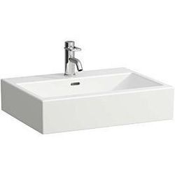 LAUFEN Living City Waschtisch 8174340001081 60 x 46 cm, geschliffen, weiß, 3 Hahnlöcher