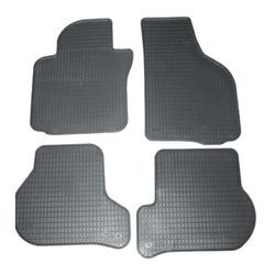 Schönek Passform Gummimatten Komplettset, Auto Fußmatten Seat Leon I/Toledo II, VW Golf IV/Bora/New Beetle, 4-teilig