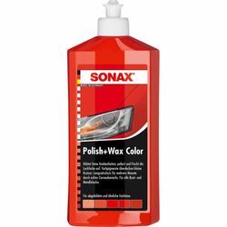 SONAX Politur Polish & Wax Color Pro, rot, 500ml