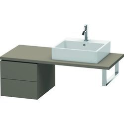 Duravit L-Cube Unterschrank für Konsole Flanell Grau Seidenmatt 420x547x400 mm - LC583609090 LC583609090