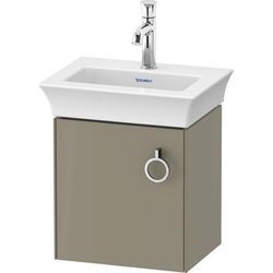 Duravit White Tulip Waschtischunterbau wandhängend Stein Grau Hochglanz 384x298x410 mm - WT4250LH2H2 WT4250LH2H2