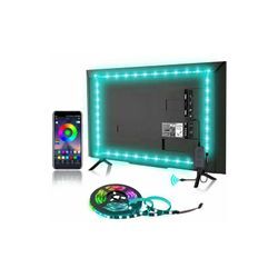 Led Stripe, LED-Streifen, led TV-Hintergrundbeleuchtung, Music Sync, rgb Bluetooth App, 3 Tasten, 4M Kinsi