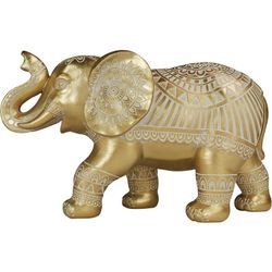 Signes Grimalt Elefantenfigur Figuren Gold African und Elephant Abbildung 12x28x17cm 30038