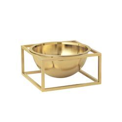 Audo - Kubus Bowl Centerpieces H 7 cm, small / gold-plated