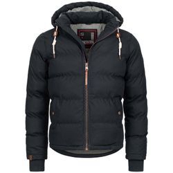 Alessandro Salvarini Winterjacke Herren Baumwolle, blau