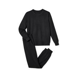 Loungewear-Anzug - Schwarz - Gr.: S