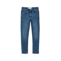 Kinder-High-Waist-Jeans – Fit »Lotta« - Dunkelblau - Kinder - Gr.: 170