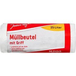 Jeden Tag Müllbeutel 25,0 l transparent, 30 St.