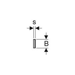 Geberit Dichtbandage IIR, Breite 3cm, Länge 12,5m 601813001