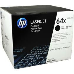 2 HP Toner CC364XD 64X schwarz