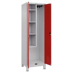 CP Putzmittelschrank Classic Plus 080110-00 S10002 lichtgrau, verkehrsrot 60,0 x 50,0 x 195,0 cm, aufgebaut