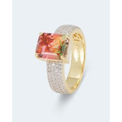 Ring mit Rainbow-Zirkonia