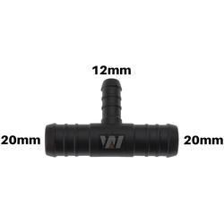 WamSter® T Schlauchverbinder Pipe Connector reduziert 20mm 20mm 12mm Durchmesser