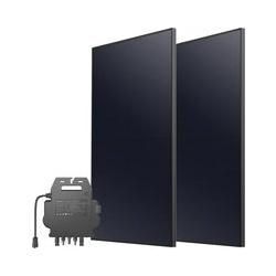 Anker SOLIX RS40P Balkonkraftwerk Premium ohne Halterungen (2x 445W) - Schwarz