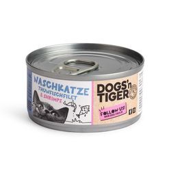 Dogs'n Tiger Naschkatze Nassfutter Thunfischfilet & Shrimps 12x70g