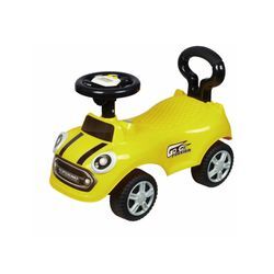 Chipolino Kinder Rutschauto Go-Go Musikfunktion, Lenkrad, Rückenlehne, Hupe gelb