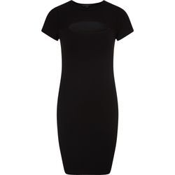 GUESS Kleid "Lana", Rundhals, oberschenkellang, Cutout, für Damen, schwarz, XS