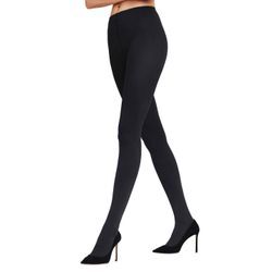 FALKE Pure Matt Strumpfhose, 100 DEN, blickdicht, matt, für Damen, schwarz, S