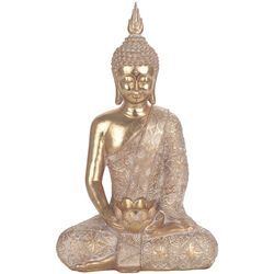 Buddha -Figurenfiguren Buddha -Figur meditiert goldene Buddhas 15x24x38cm 28799 - Signes Grimalt