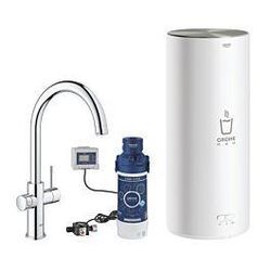 Grohe Red Duo Küchenarmatur 30079001 chrom, L-Size, C-Auslauf, mit Boiler