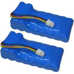 2x Trade-Shop Premium Li-Ion Akku, 18V / 5000mAh für Husqvarna Automower Rasenroboter Mähroboter 320 330X 420 430 450 450X ersetzt 580 68 33-01, 580