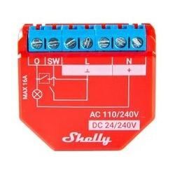 Shelly Plus 1PM - Smart WLAN 1-Kanal Relais max. 16A - Rot