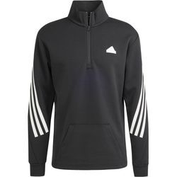 adidas Sweatshirt, Marken-Design, Kängurutasche, für Herren, schwarz, S