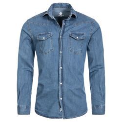 Rock Creek Hemd Jeanshemd Regular Fit