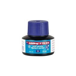 Edding - Nachfülltinte Marker FTK25 Flasche blau 25ml FTK25 Flasche blau 25ml