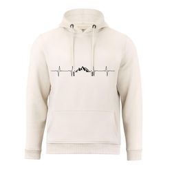 Cotton Prime® Kapuzensweatshirt Pulsschlag Berge