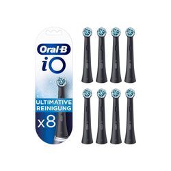 Oral-B iO Black Ultimative Reinigung Aufsteckbürsten, 8 Stück