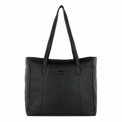 bugatti Elsa Shopper Tasche Leder 42 cm schwarz