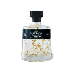 SANSIBAR DELUXE Schickeria Vodkalikör mit Goldstückchen 40% Vol