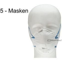 5 x 3MTM Einweg-Atemschutzmaske 8810 FFP 2 NR D