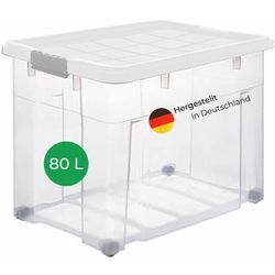 Aufbewahrungsbox 1x Aufbewahrungsbox, 1x Deckel, 4x Rollen - Novaliv