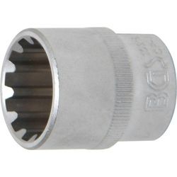 Bgs Technic - Steckschlüssel-Einsatz Gear Lock Antrieb Innenvierkant 10 mm (3/8') sw 18 mm