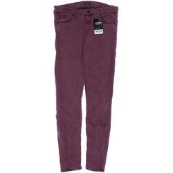 Mother Damen Jeans, bordeaux, Gr. 28