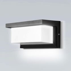 Led Wandleuchte 18W led Wandlampe Sensor Wandleuchte IP65 Außenleuchte Terrassen Gärten kaltweiß - Swanew