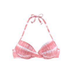 S.OLIVER Push-Up-Bikini-Top 'Enja' mehrfarbig Gr. 34 Cup C. Mit Bügel. Nachhaltig.
