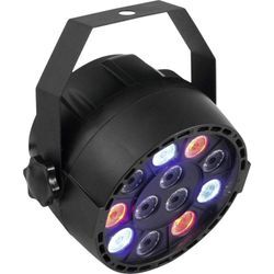 Led party spot LED-PAR-Scheinwerfer Anzahl LEDs (Details): 12 x 1 w Schwarz - Eurolite