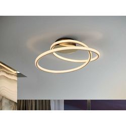 Schuller Tube - Integrierte led Semi Flush Deckenleuchte, Glitter Gold