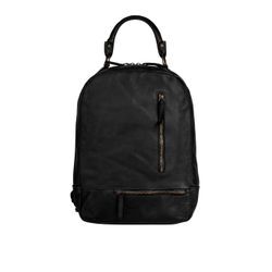 Samantha Look Rucksack Damen Leder, schwarz