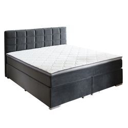 Boxspringbett Premium anthrazit 180 x 200 cm