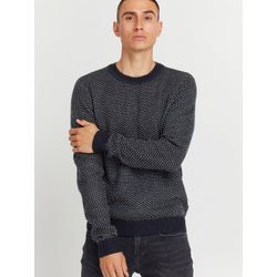 CASUAL FRIDAY Strickpullover Herren gemustert, blau