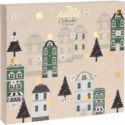 Tee Adventskalender 2023 klein - 23 x 21 cm - Weihnachten Advent Kalender Probier Set Geschenkidee